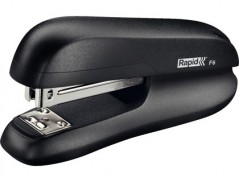 AGRAFADOR RAPID F6 PLASTICO ABS COR PRETA CAPACIDADE 20 FOLH