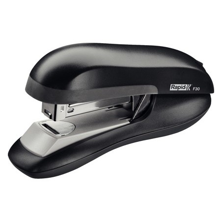 AGRAFADOR RAPID F30 PLASTICO ABS COR PRETA CAPACIDADE 30 FOL