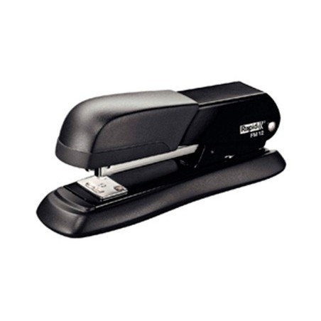 AGRAFADOR RAPID FM12 METALICA COR PRETA CAPACIDADE 25 FOLHAS