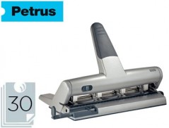 FURADOR PETRUS 514 METALICO COR PRATA 4 PUNCOES CAPACIDADE 3