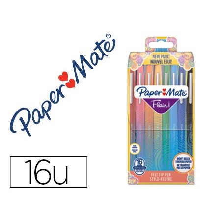 MARCADOR PAPER MATE FLAIR ORIGINAL PONTA FELTRO TROPICAL EST