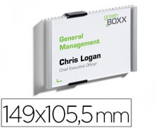 IDENTIFICADOR PARA PORTA DURABLE INFO SIGN ALUMINIO 149X105,