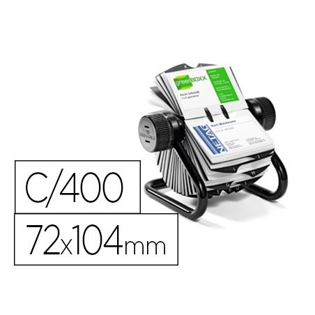 PORTA CARTOES DURACLIP VISIFIX ROTATORIO 200 BOLSAS PARA 400