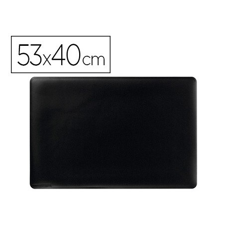 BASE DE SECRETARIA DURABLE PRETA ANTIDESLIZANTE 53X40 CM