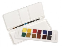 AGUARELA DALER ROWNEY AQUAFINE TRAVEL CONJUNTO COM PINCEL CA