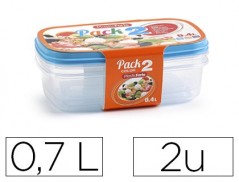 TUPPERWARE PLASTICFORTE TRANSPARENTE TAMPA COR 0,7 LITROS PA
