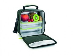 BOLSA PORTA ALIMENTOS IBILI LUNCH AWAY GREEN TERMICA COM ASA