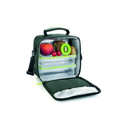 BOLSA PORTA ALIMENTOS IBILI LUNCH AWAY GREEN TERMICA COM ASA