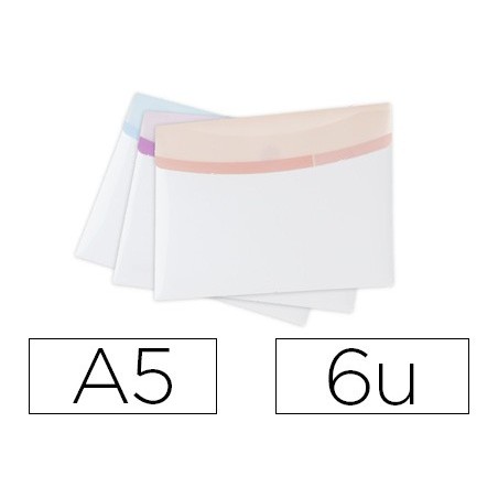 BOLSA PORTA DOCUMENTOS TARIFOLD COLOR DREAM POLIPROPILENO DI