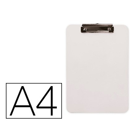 PORTA NOTAS Q-CONNECT PLASTICO DIN A4 BRANCO 2,5MM