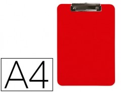 PORTA NOTAS Q-CONNECT PLASTICO DIN A4 VERMELHO 2,5MM