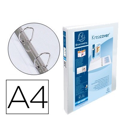 PASTA EXACOMPTA CANGURO 2 ANEIS 16 MM DIN A4+ CARTAO FORRADO