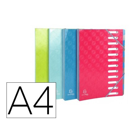 PASTA EXACOMPTA HARMONIKA CLASSIFICADORA FOLE 12 DEPARTAMENT