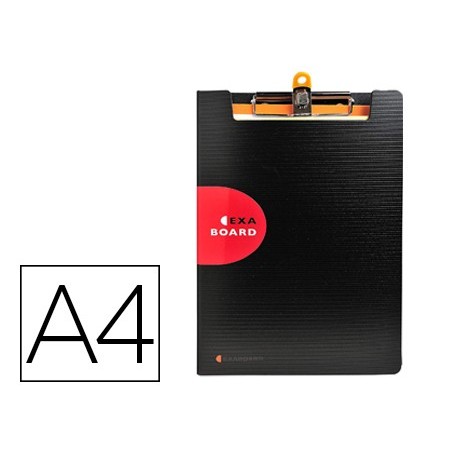 PORTA NOTAS EXACOMPTA EXACTIVE COM CAPA POLIPROPILENO PRETA