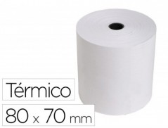 6un ROLO DE CALCULADORA EXACOMPTA TERMICO 80 MM X 80 MM 55 G