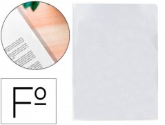 100un BOLSA DOSSIER Q-CONNECT EM PLASTICO FOLIO 120 MICRONS