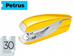 AGRAFADOR PETRUS 635 WOW AMARELO METALIZADO CAPACIDADE 30 FO