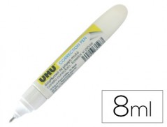 10un CORRETOR CANETA UHU 8 ML EM BLISTER