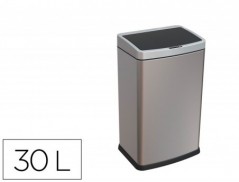 CESTO METALICO Q-CONNECT COM SENSOR AUTOMATICO CAPACIDADE 30