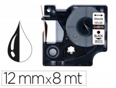FITA Q-CONNECT MK-221 BRANCA-PRETA 9MM COMPRIMENTO 8 MT