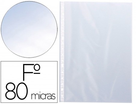 BOLSA CATALOGO Q-CONNECT FOLIO 80 MICRONS PELE DE LARANJA CA