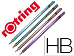 72un LAPIS DE GRAFITE ROTRING METALLIC HB CORPO CORES SORTID
