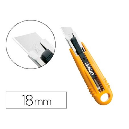 X-ATO OLFA PLASTICO LAMINA LARGURA 18 MM RETRATIL APTO PARA