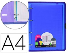 PASTA CARCHIVO DUNE 4 ANEIS 20 MM POLIPROPILENO RIGIDO DIN A