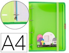 PASTA CARCHIVO DUNE 4 ANEIS 20 MM POLIPROPILENO RIGIDO DIN A