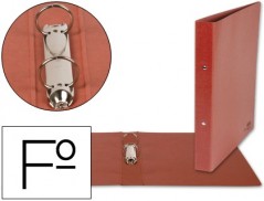 PASTAS ANEIS LIDERPAPEL CARTAO COURO FOLIO AO ALTO, LOMBADA