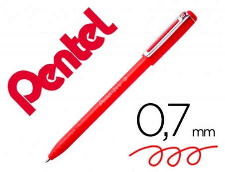 12un ESFEROGRAFICA PENTEL IZEE PONTA DE 0,7MM COM TAMPA COR