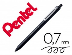 12un ESFEROGRAFICA PENTEL IZEE PONTA DE 0,7MM RETRATIL COR P