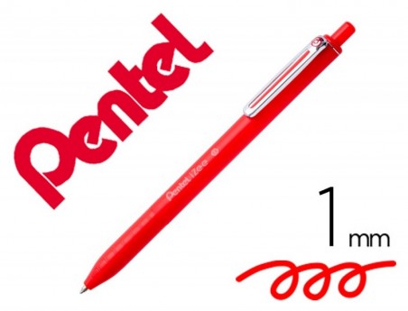 12un ESFEROGRAFICA PENTEL IZEE PONTA DE 1,0MM RETRATIL COR V