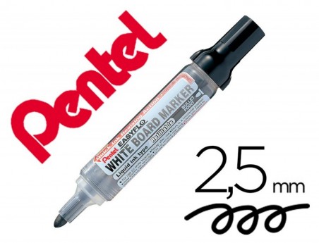 12un MARCADOR PENTEL PARA QUADRO BRANCO EASYFLO RECARREGAVEL
