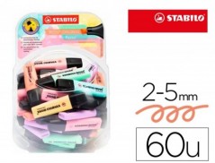 MARCADOR STABILO BOSS FLUORESCENTE 70 PASTEL EXPOSITOR BOIAO