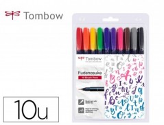 MARCADOR TOMBOW PONTA PINCEL DUAL FUDENOSUKE PONTA DURA TINT