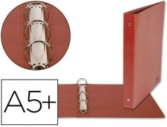 PASTAS ANEIS LIDERPAPEL CARTAO COURO FOLIO AO ALTO, LOMBADA