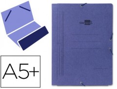 10un PASTA DE ELASTICOS LIDERPAPEL, QUARTO, COM BOLSA AZUL