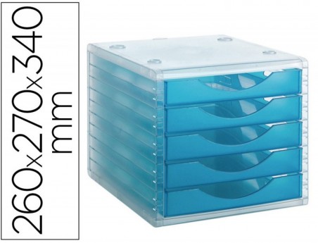 BLOCO DE SECRETARIA ARCHIVO 2000 EMPILHAVEL 5 GAVETAS LAGOON