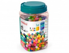 JUEGO MINILAND SURTIDO DE 1000 CUBOS DE 1 CM PARA APOYAR CON