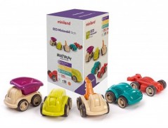 JUEGO MINILAND SET DE 5 MINIMOBILES FABRICADOS EN MATERIAL E