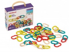 JUEGO MINILAND SET DE ESLABONES 48 PIEZAS MATERIAL ECO FRIEN