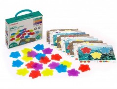 JUEGO MINILAND SET DE 20 TORTUGAS TRANSLUCIDAS Y 9 TARJETS D