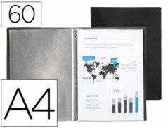 CAPA CATALOGO LIDERPAPEL 60 BOLSAS POLIPROPILENO DIN A4 PRET
