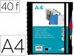 PASTA LIDERPAPEL A4 COM 40 BOLSAS INTERCAMBIAVEIS 5 SEPARADO