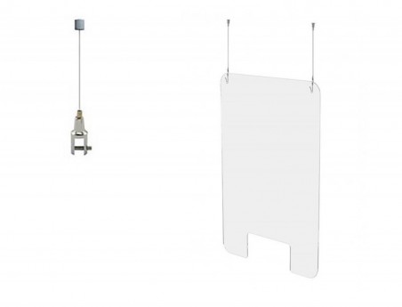 SUPORTE PARA JANELA DE PROTEÇÃO DE TETO FIXÇÃO DE AÇO