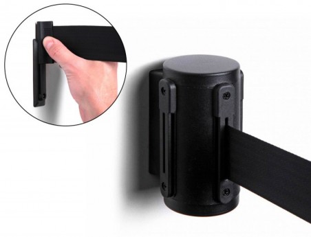 FITA EXTENSIVEL DE PAREDE SEPARADORA RETRATIL DE 3 MT CLIPS