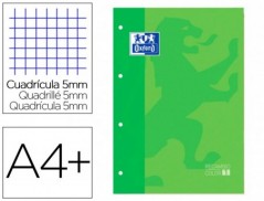 RECARGA COR 1 OXFORD DIN A4+ 80 FOLHAS 90 GR QUADRICULA 5 MM