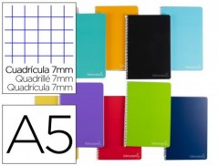 CADERNO ESPIRAL LIDERPAPEL A5 MICRO WITTY CAPA DURA 140F 75G