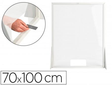 VISOR DE PROTECAO Q-CONNECT CARTAO FORMATO VERTICAL 70X100 C